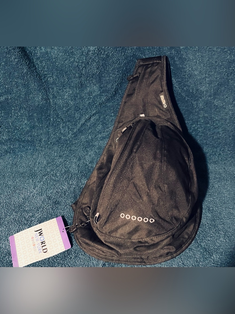 Men's Black Sling Crossbody Bag - Lightweight Everyday Carry
